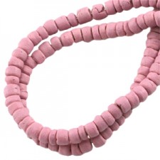 Coconut Beads disc 6mm Violet rose